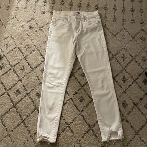 Agolde size 26 white jeans